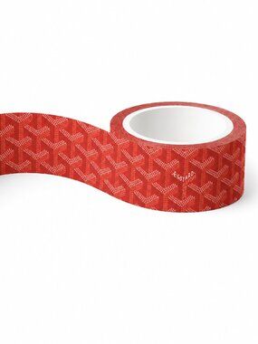 Designer Washi Tape - (Red)